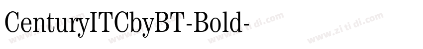 CenturyITCbyBT-Bold字体转换