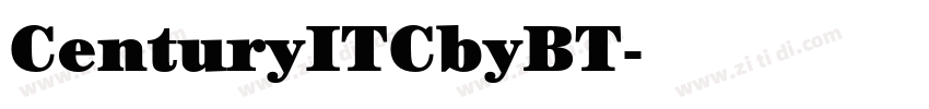 CenturyITCbyBT字体转换