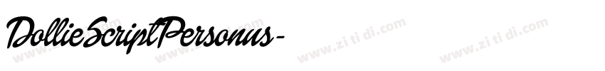 DollieScriptPersonus字体转换 DollieScriptPersonus字体转换