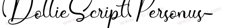 DollieScriptPersonus字体转换 DollieScriptPersonus字体转换