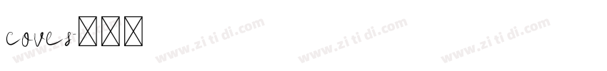 coves字体转换