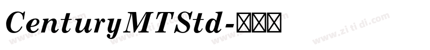 CenturyMTStd字体转换
