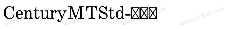 CenturyMTStd字体转换