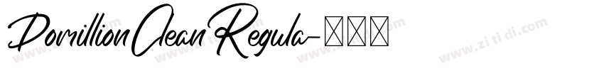 DomillionCleanRegula字体转换