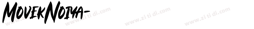 MovekNoiya字体转换