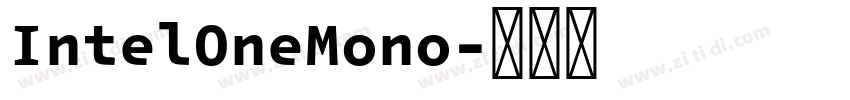 IntelOneMono字体转换
