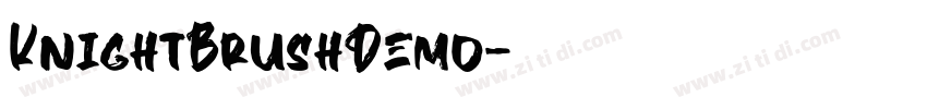 KnightBrushDemo字体转换