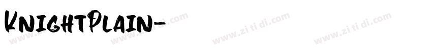 KnightPlain字体转换