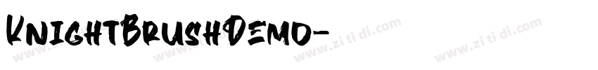 KnightBrushDemo字体转换
