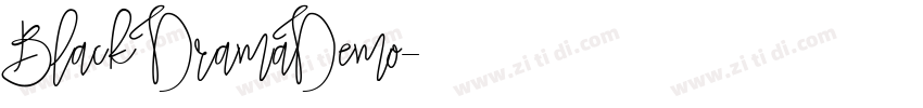 BlackDramaDemo字体转换