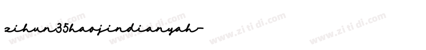 zihun35haojindianyah字体转换