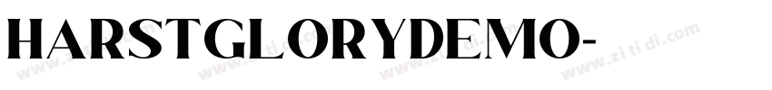 HarstGloryDemo字体转换