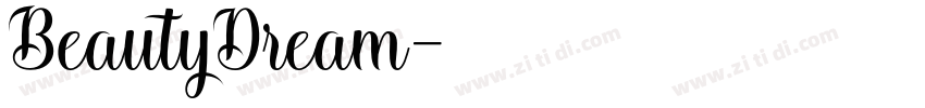 BeautyDream字体转换