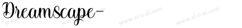 Dreamscape字体转换