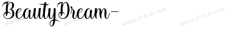BeautyDream字体转换