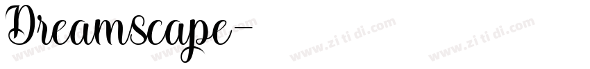 Dreamscape字体转换