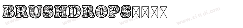 BrushDrops字体转换