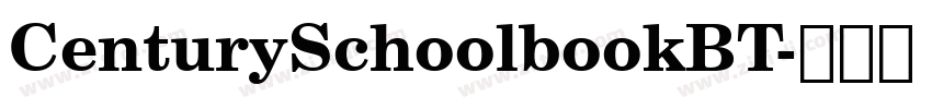 CenturySchoolbookBT字体转换