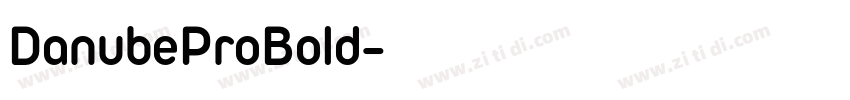 DanubeProBold字体转换