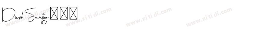 DuskSantuy字体转换