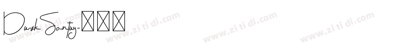 DuskSantuy字体转换