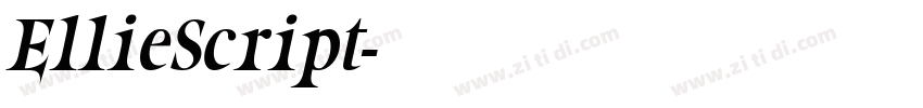 EllieScript字体转换