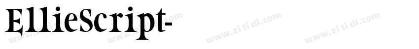 EllieScript字体转换