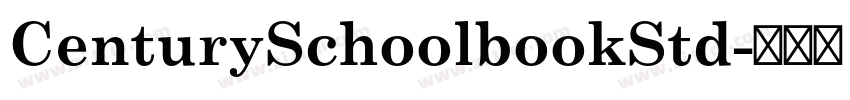 CenturySchoolbookStd字体转换