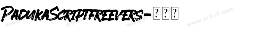 PadukaScriptfreevers字体转换