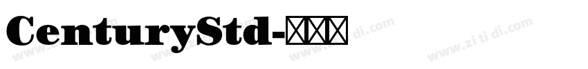 CenturyStd字体转换
