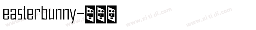 easterbunny字体转换