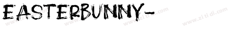 easterbunny字体转换