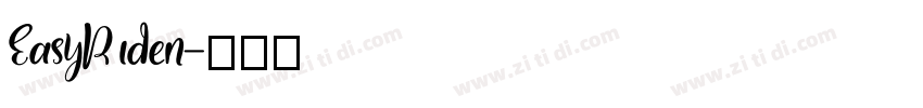 EasyRiden字体转换