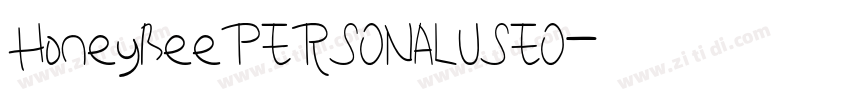 HoneyBeePERSONALUSEO字体转换