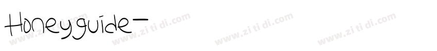 Honeyguide字体转换