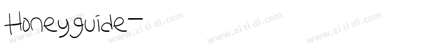 Honeyguide字体转换