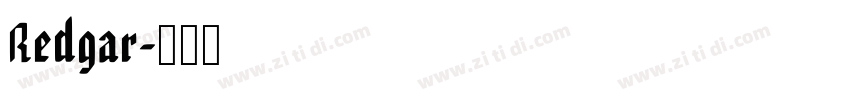 Redgar字体转换
