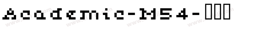 Academic-M54字体转换