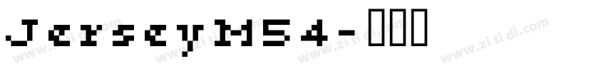 JerseyM54字体转换