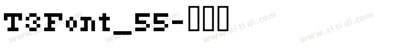 T3Font_55字体转换