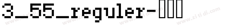 3_55_reguler字体转换