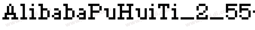 AlibabaPuHuiTi_2_55字体转换