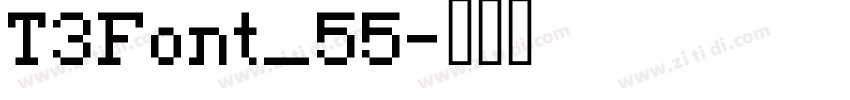 T3Font_55字体转换