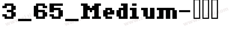 3_65_Medium字体转换