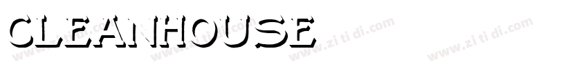 Cleanhouse字体转换