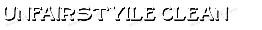 UnfairStyile1Clean字体转换