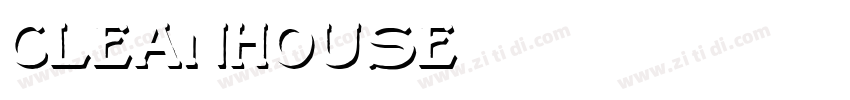 Cleanhouse字体转换