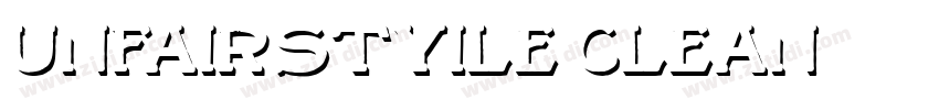 UnfairStyile1Clean字体转换
