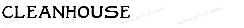 Cleanhouse字体转换