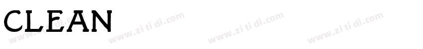 clean字体转换